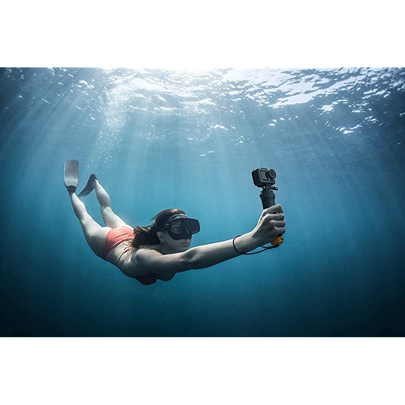 Osmo Action - 4K Action Cam 12MP Digital Camera with 2 Displays 36ft Underwater Waterproof WiFi HDR Video 145&deg; Angle, Black
