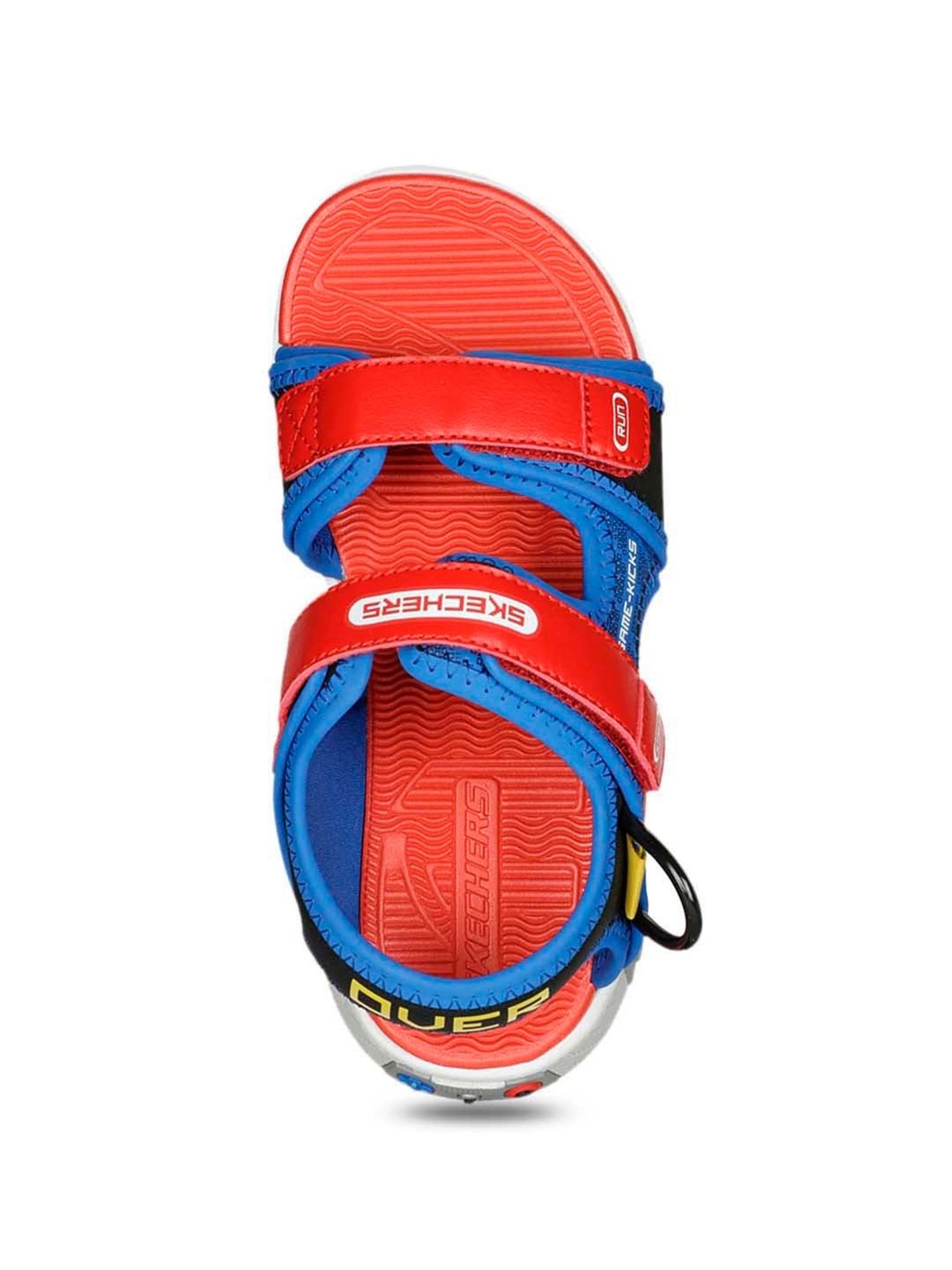 Skechers Boys POWER SPLASH Red Blue Casual Sandals