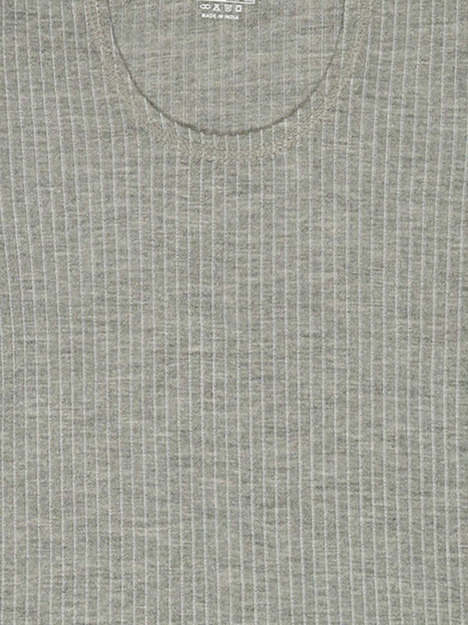 Bodycare Kids Grey Cotton Regular Fit Full Sleeves Thermal Top