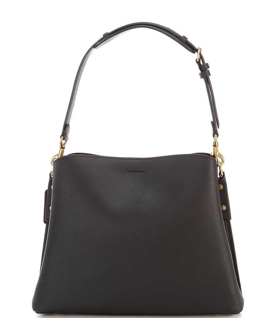 COACH Willow Pebble Leather Shoulder Bag