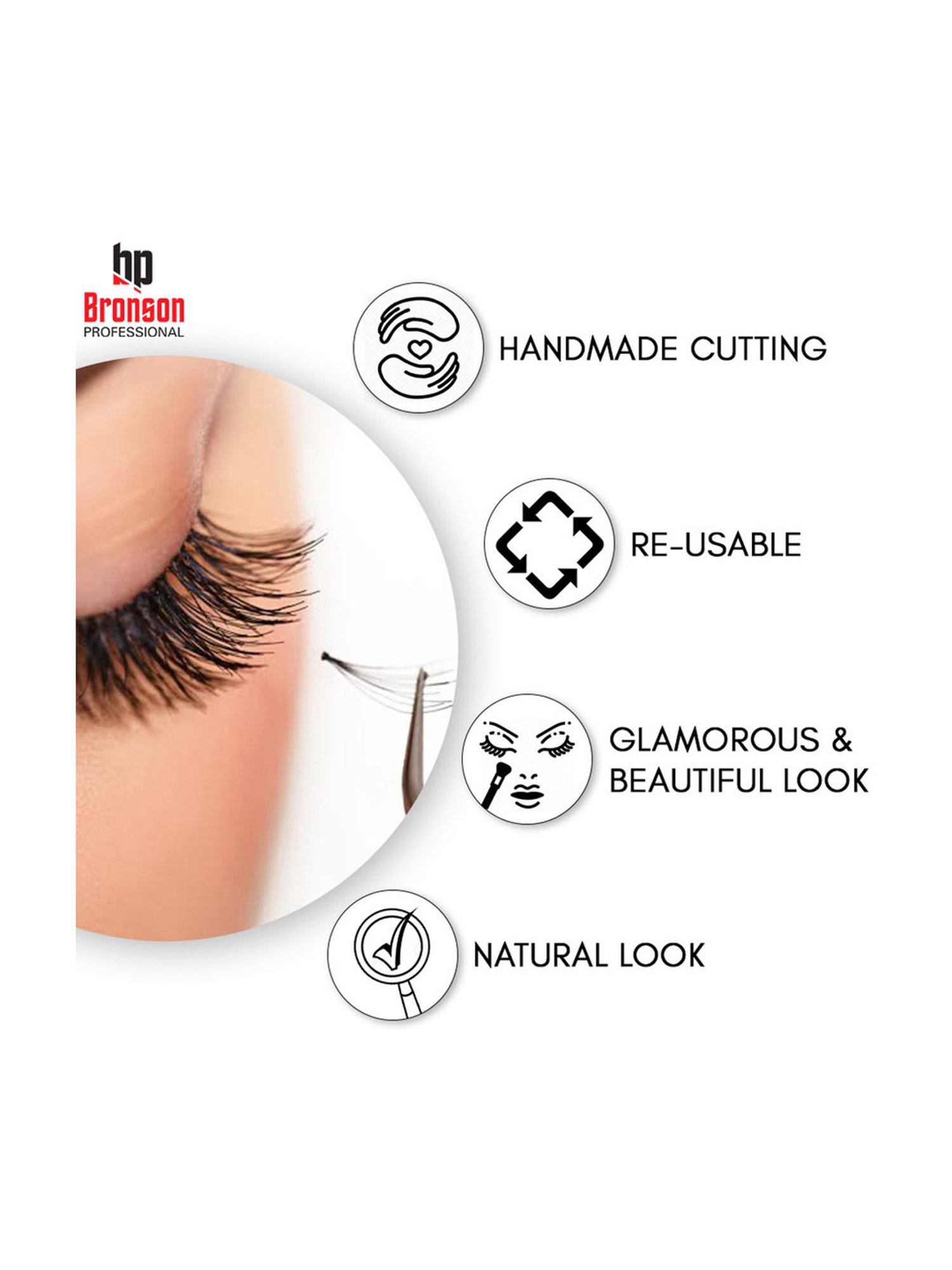 Bronson Professional False Eyelashes - 53