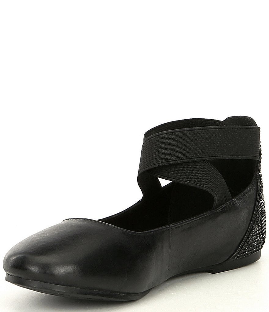 Copper Key Girls' Loviee Jewel Embellished Leather Ballet Flats (Toddler)