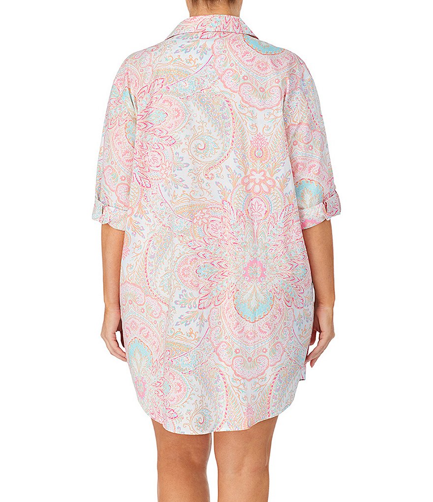 Rya Plus Darling Scoop Neck Charmeuse & Lace Solid Chemise