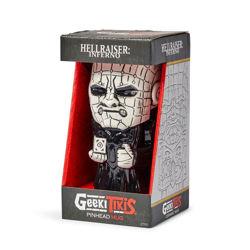 Beeline Creative Geeki Tikis Hellraiser Pinhead Mug | Ceramic Tiki Style Cup | Holds 26 Ounces
