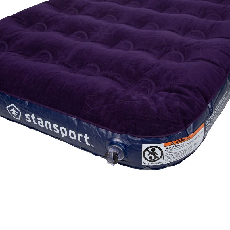 Beautyrest Comfort Plus 17" Anti-Microbial Air Mattress with Pump - Full