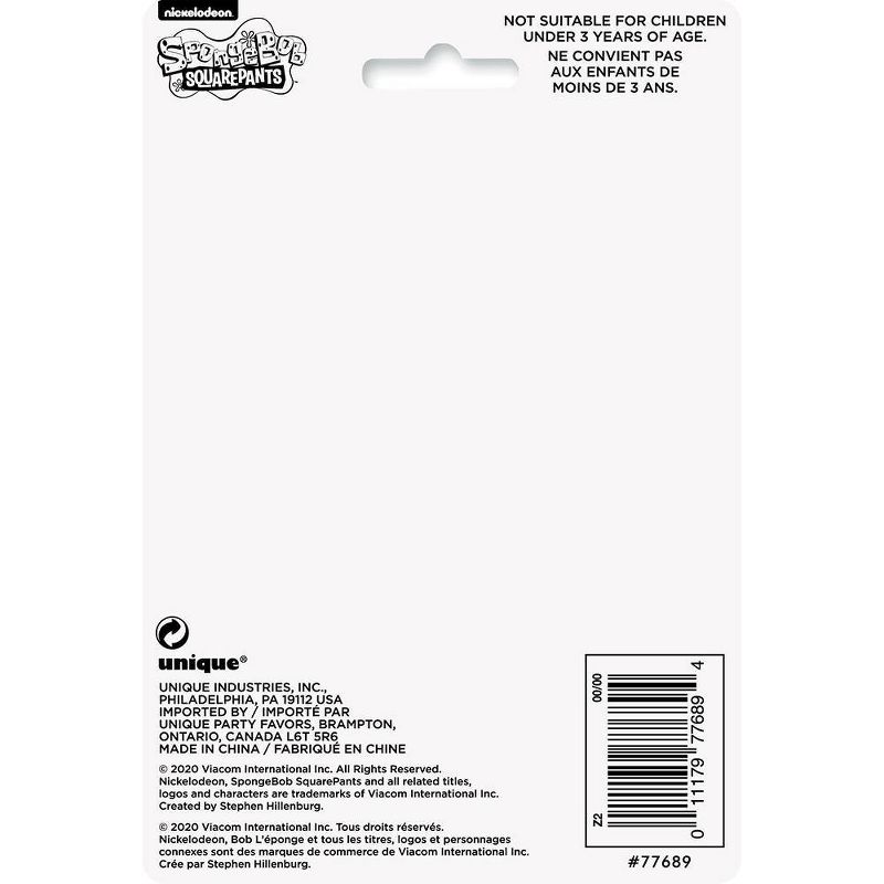 SpongeBob SquarePants 4ct Pencil Topper Erasers