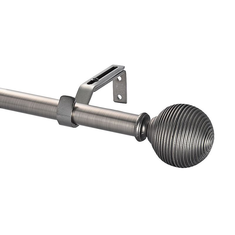 Loft by Umbra 36"-66" Soft Square Curtain Rod Set Oil Rubbed Bronze