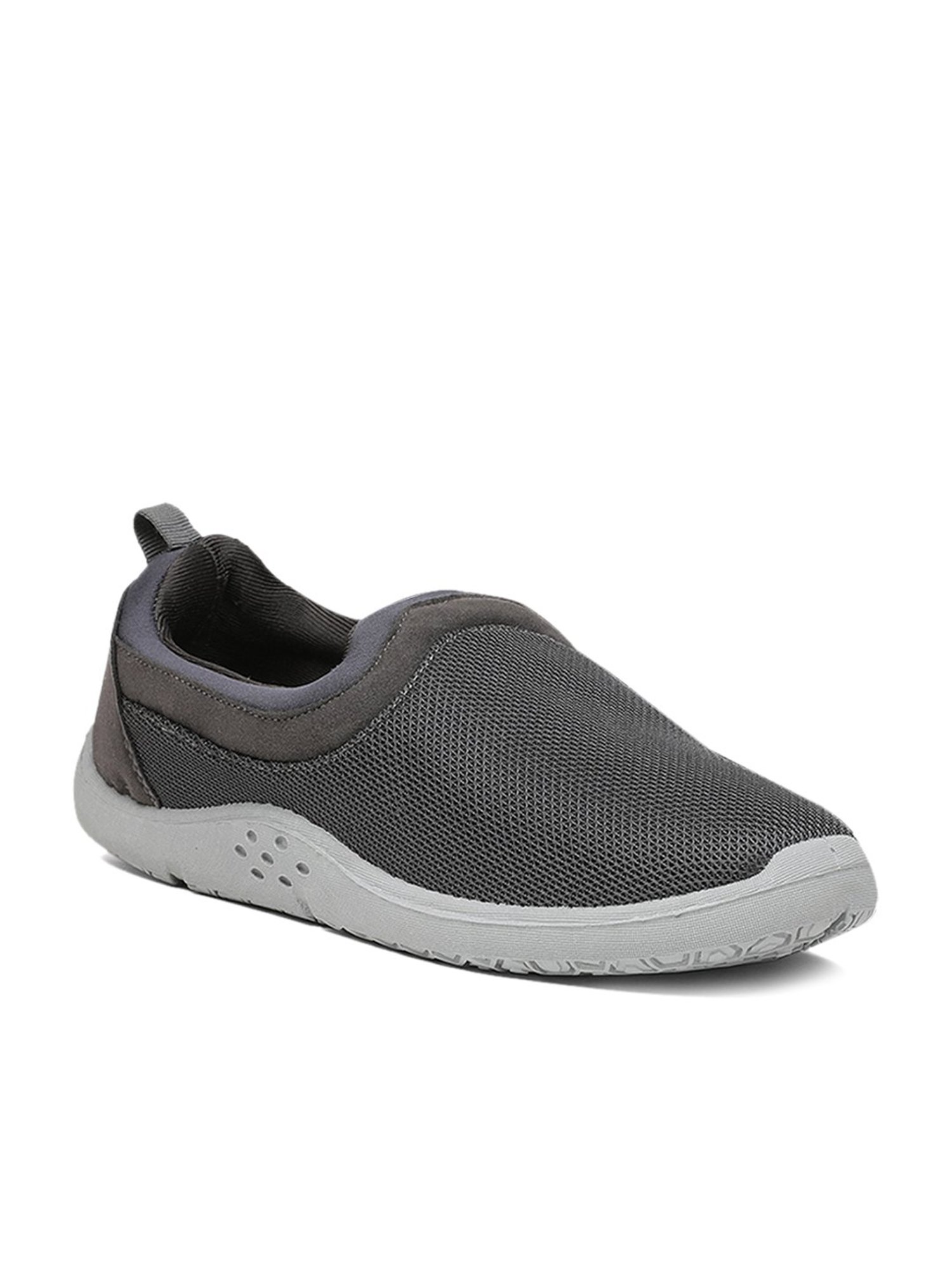 Bata Men's Grey Casual Slip-Ons