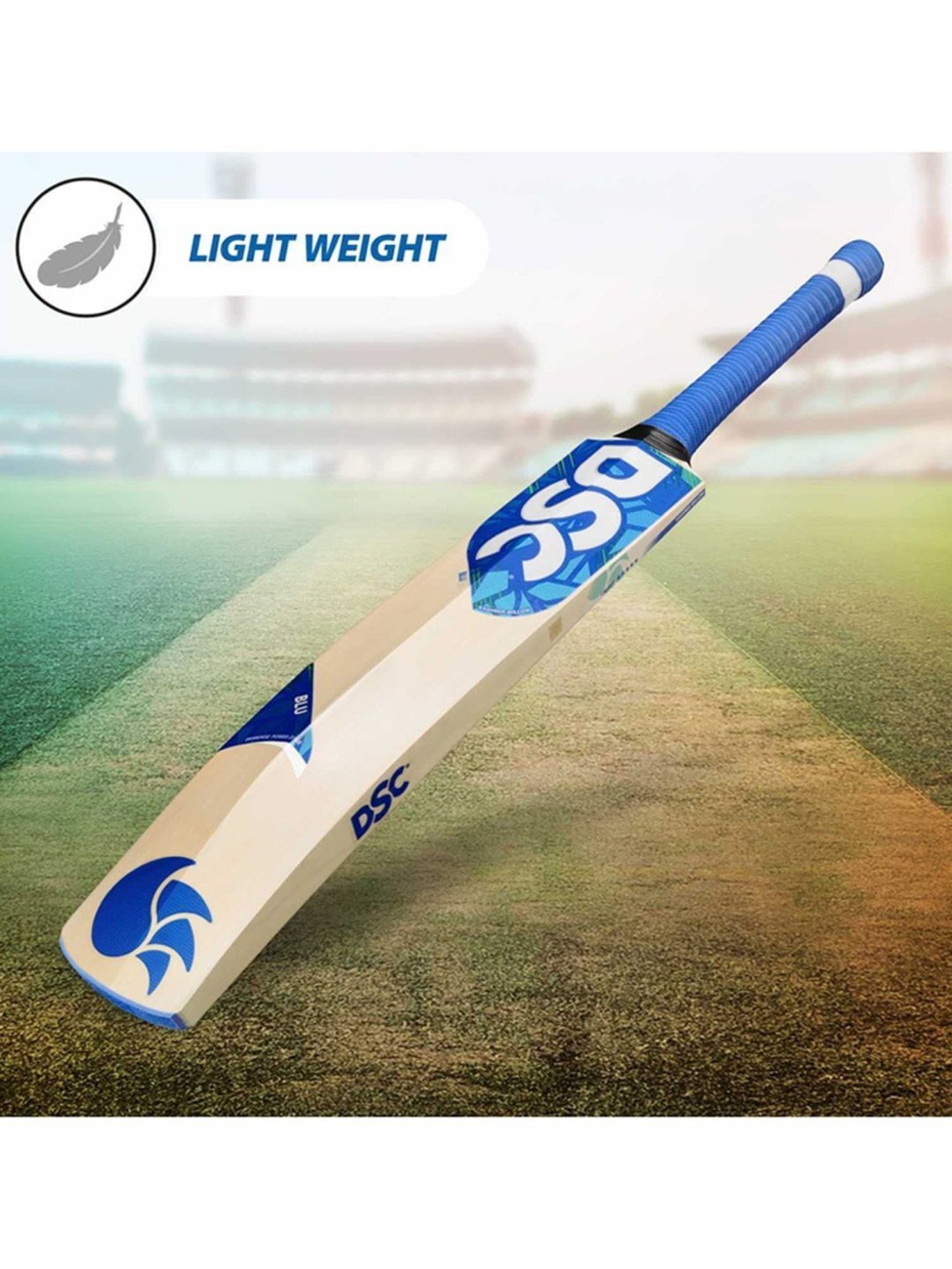 DSC BLU 55 Kashmir Willow Cricket Bat Size - Mens