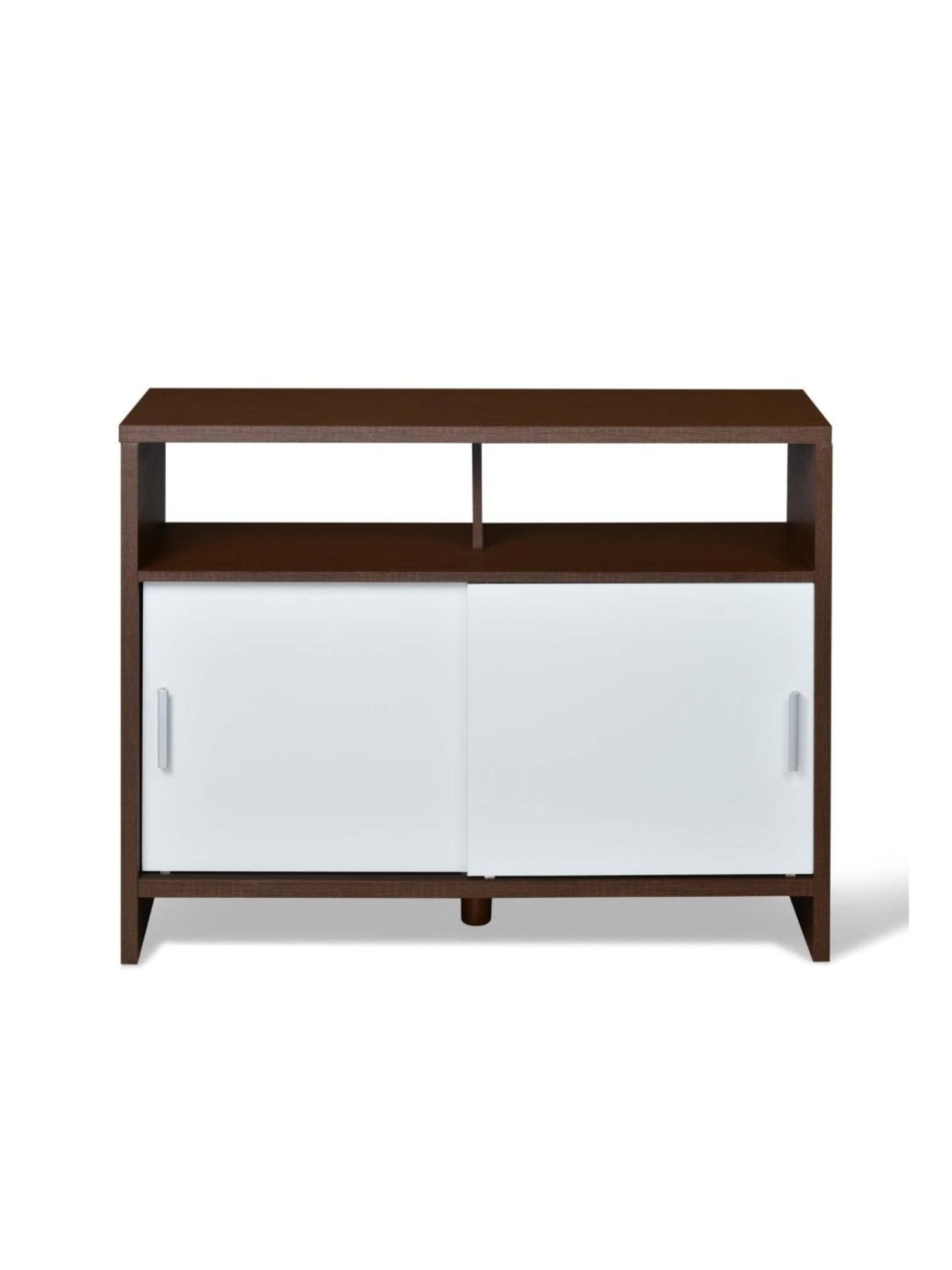 Nilkamal Cora White Engineered Wood TV Entertainment Unit with 2 Shelves