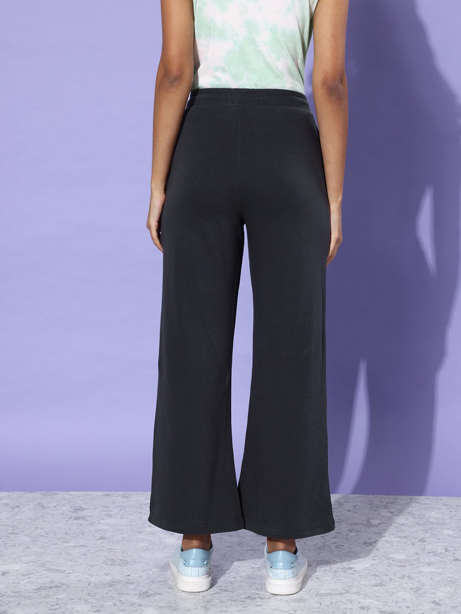 Dillinger Dark Grey Fleece Regular Fit High Rise Trackpants