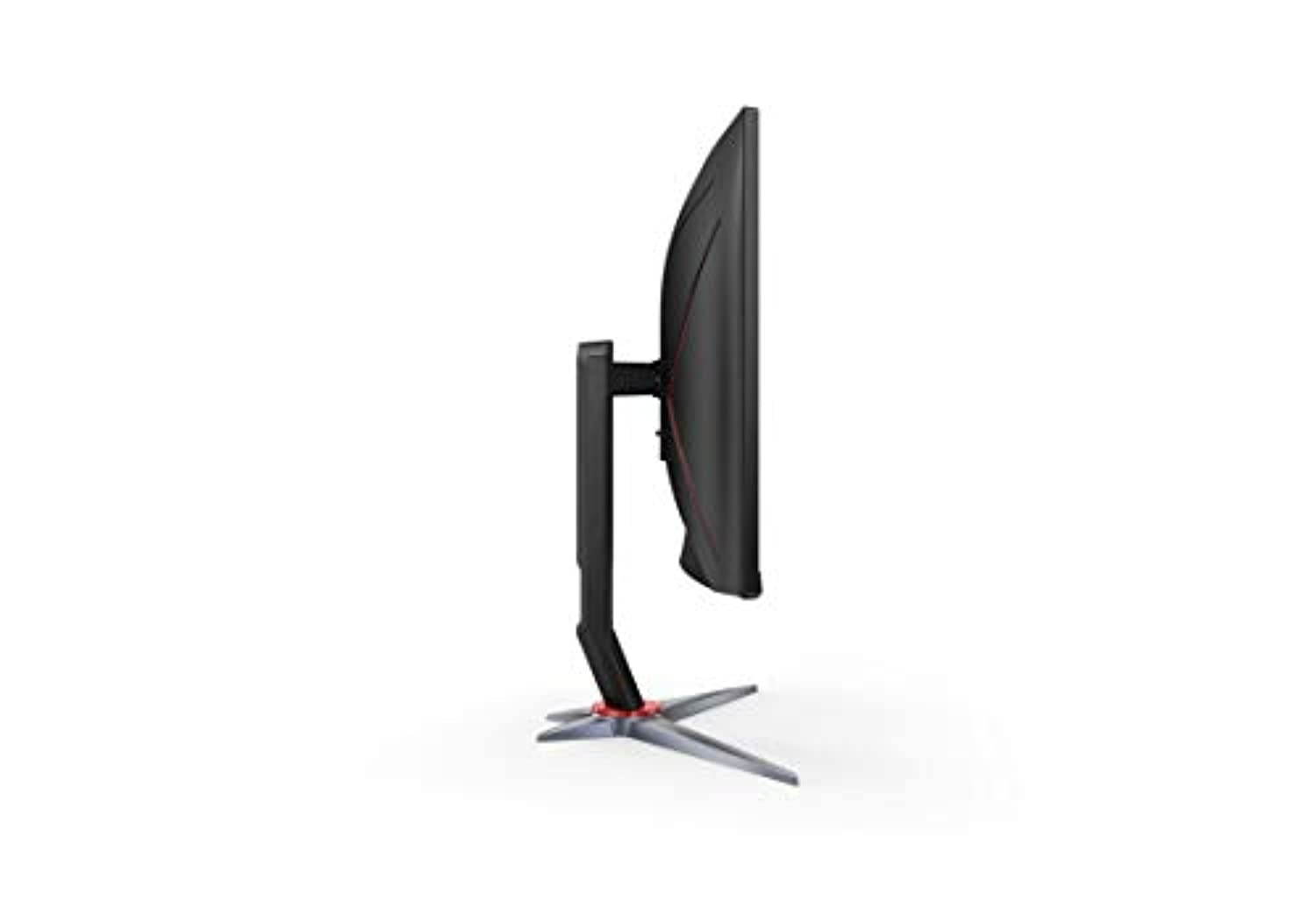 AOC CQ27G2 27" Super Curved Frameless Gaming Monitor QHD 2K, 1500R Curved VA, 1ms, 144Hz, FreeSync, Height adjustable, 3-Year Zero Dead Pixel Guarantee (CQ27G2)