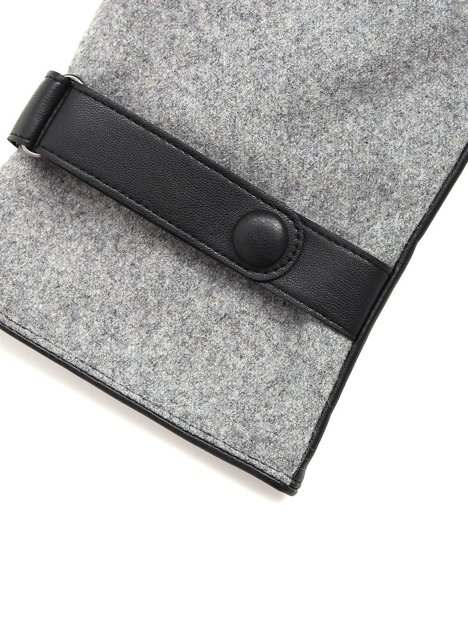 Royal Enfield Black Leather Solid Gloves