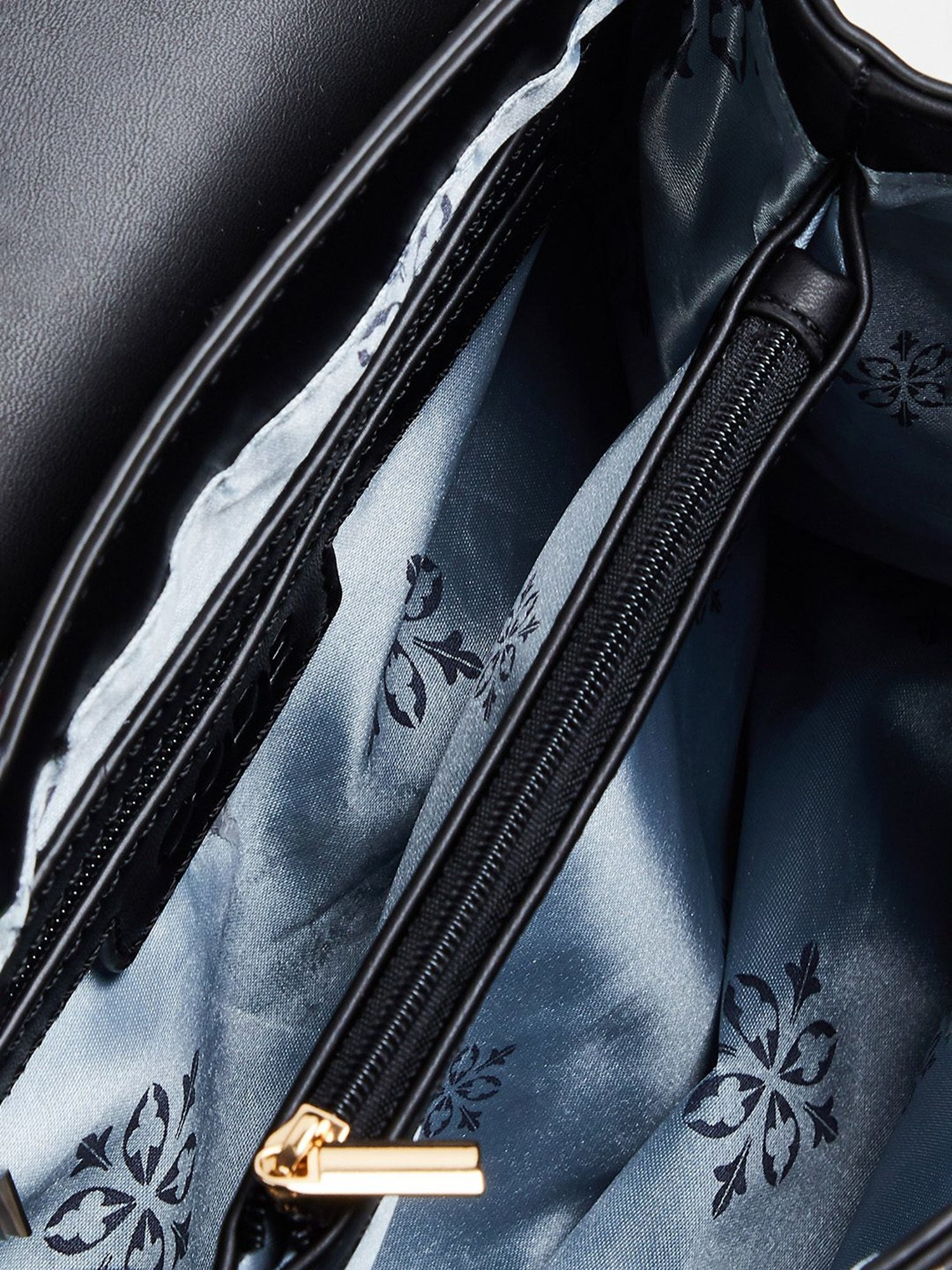 Code by Lifestyle Black Geometric Satchel Handbag