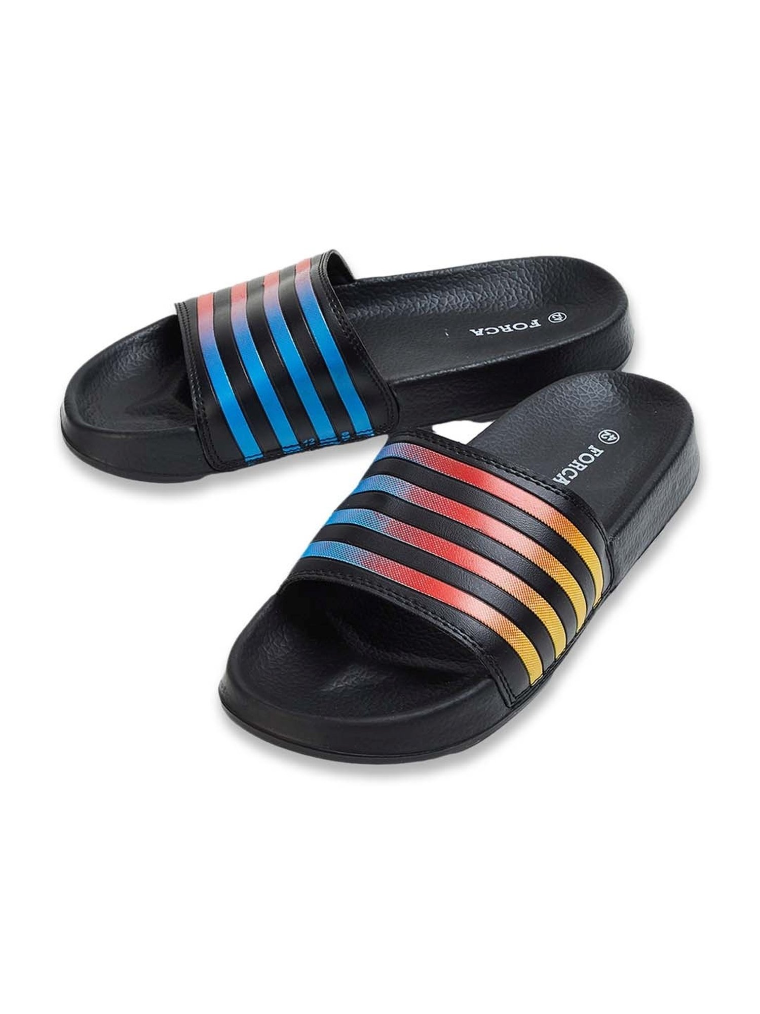 Forca by Lifestyle Men's Black Slides