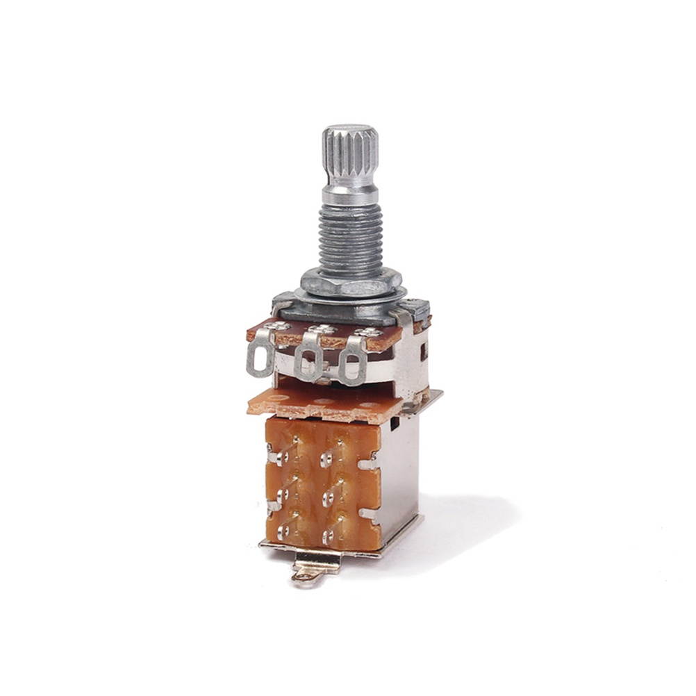 B250K Guitar Switch Control Pot Potentiometer for Guitar Bass Parts Long Shaft GP212