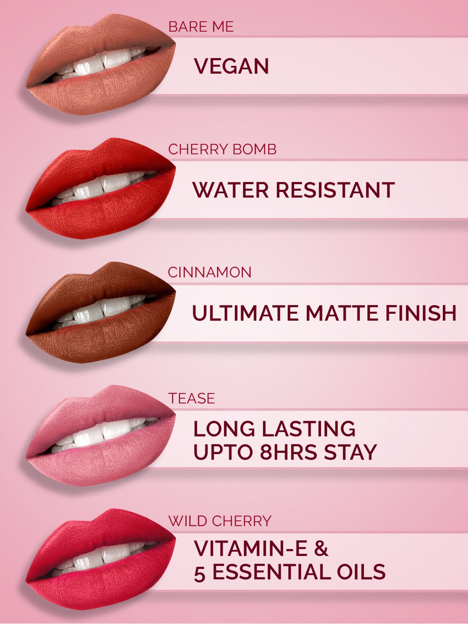 StarStruck By Sunny Leone Matte Liquid Lip Color Bare Me - 6 ml