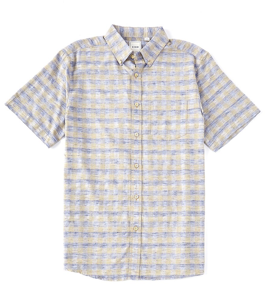 Visconti Big & Tall Abstract Print Long-Sleeve Woven Shirt