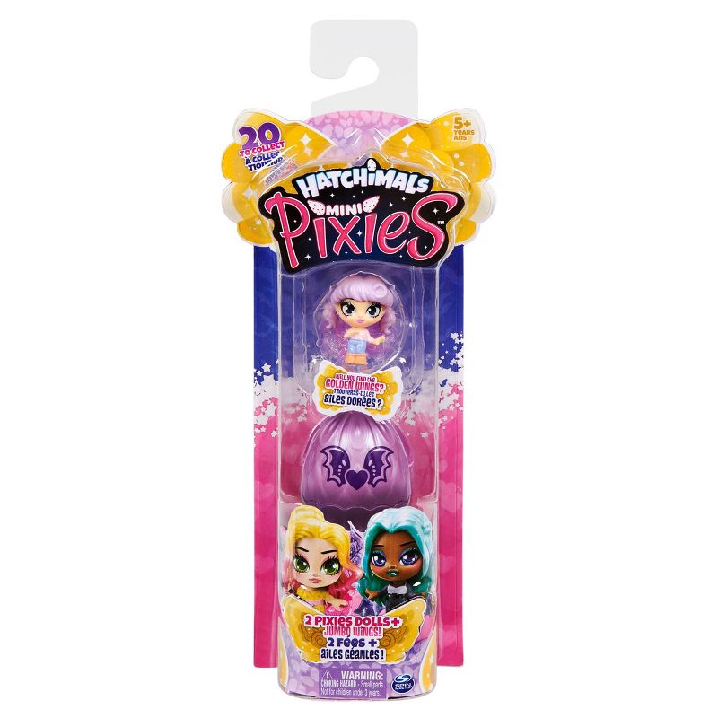 Hatchimals Colleggtibles Mini Pixies 2 Pixies Dolls with Jumbo Wings