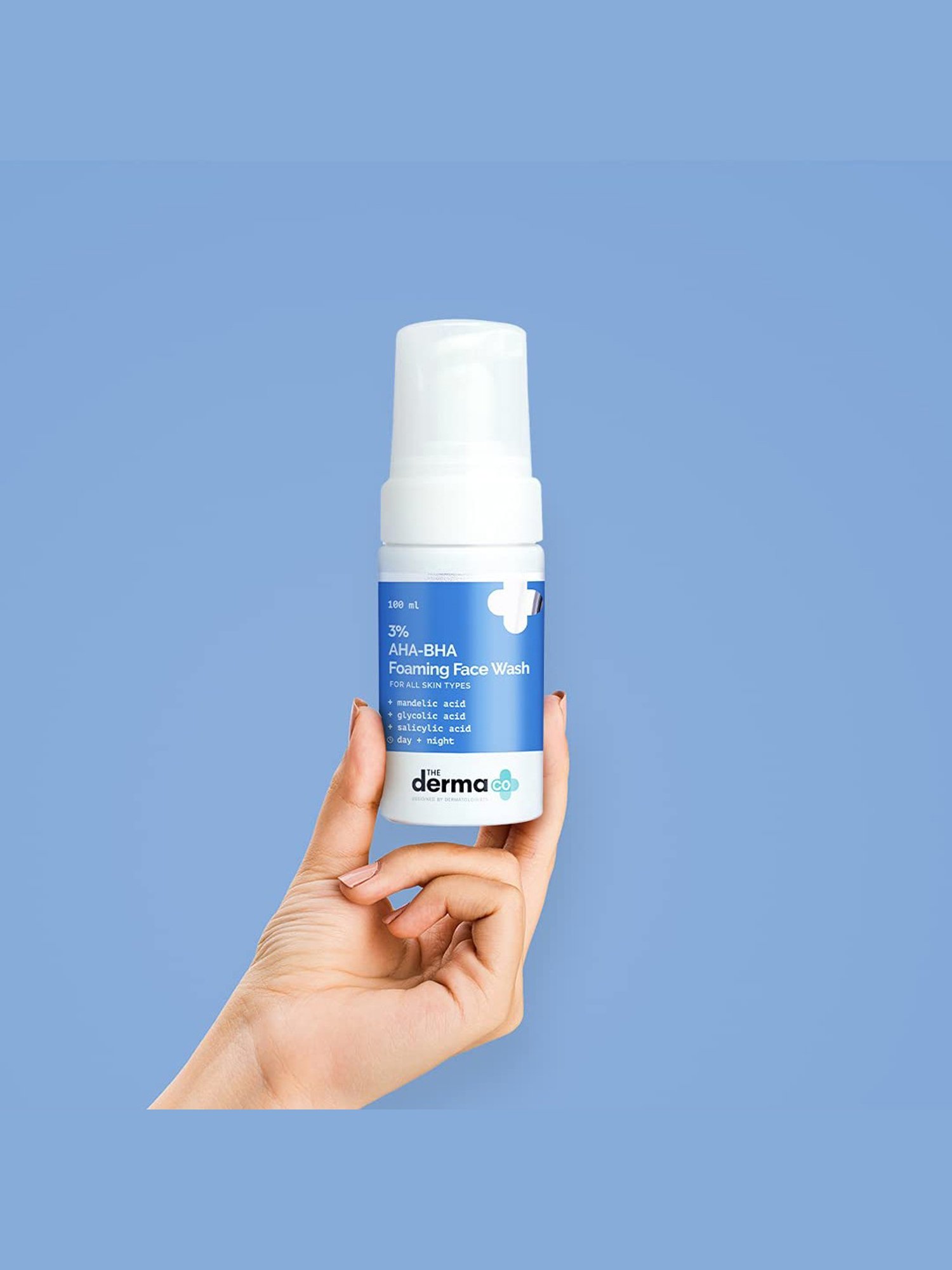 The Derma Co 3% AHA-BHA Foaming Face Wash - 100 ml