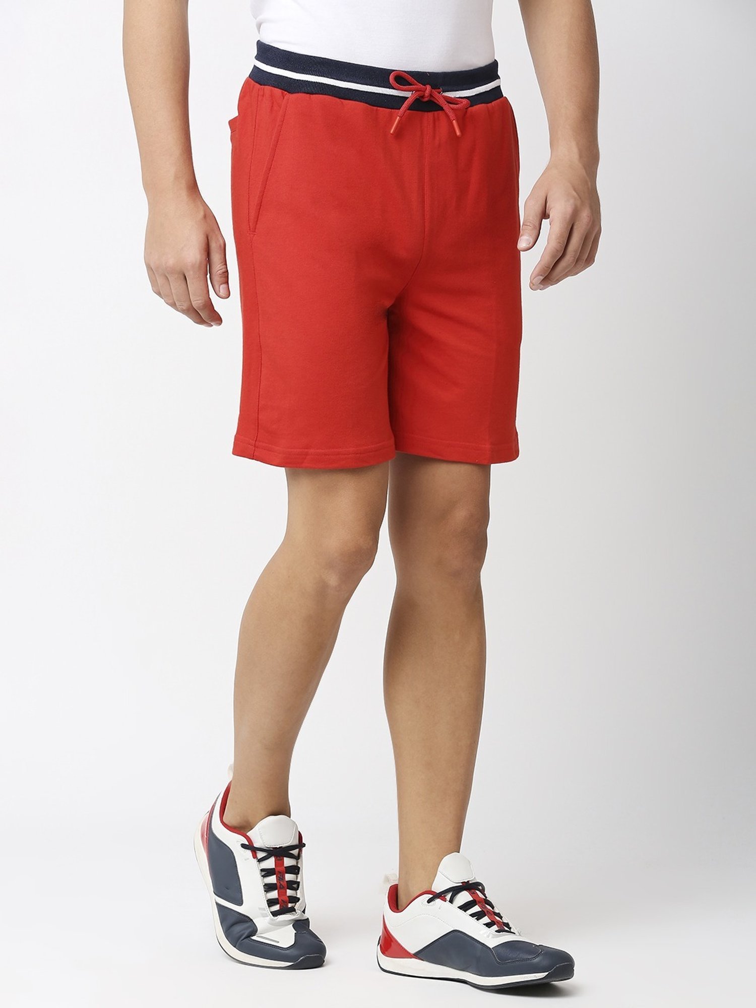 Fitz Red Slim Fit Shorts