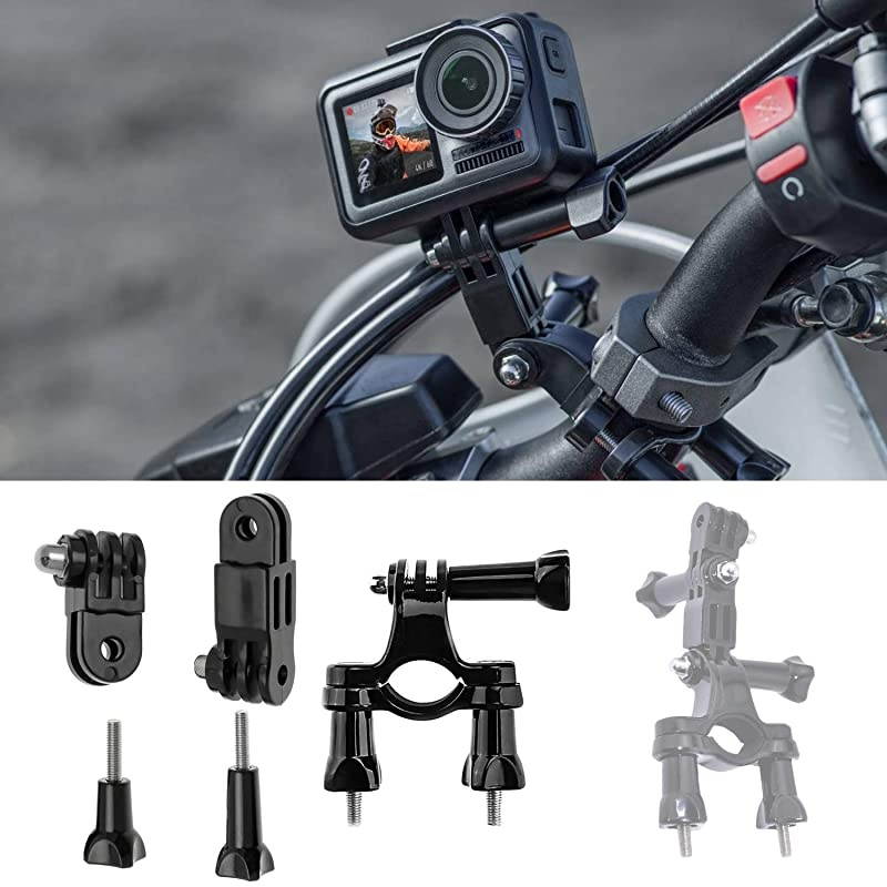 Flat Multifunction Mount kit and Adhesive Mounts to Your Helmet/Bike/Board/Car- Compatible with GoPro, DJI OSMO Cameras Accessories