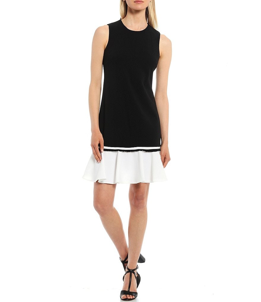 Sugarlips Animal Print Tie Sleeve Ruffle Hem Mini Dress