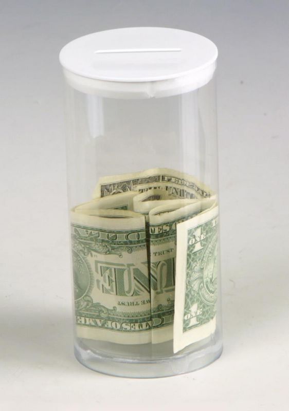 Set of 24, 3 x 6-Inch Diameter Plastic Donation Can, With Removable Lid (VPCAN)