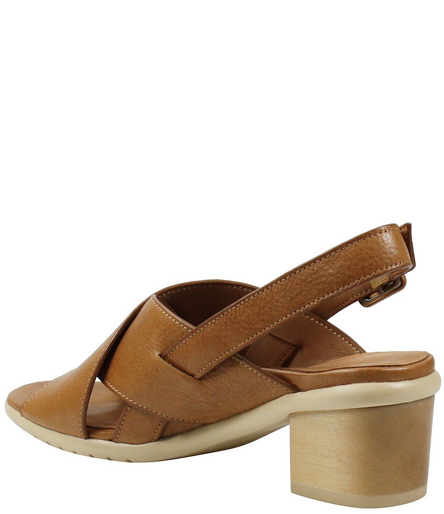 L'Amour Des Pieds Wangala Leather Block Heel Sandals