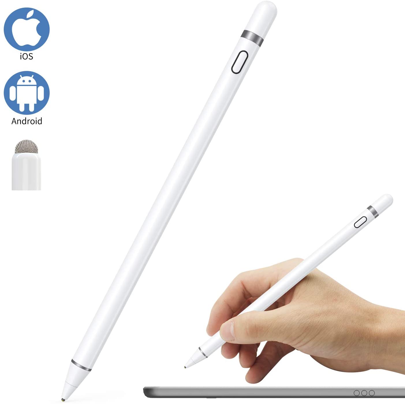 Bobora Stylus Pen, Active Capacitor Pen Touch Screen Touch Pen for Phone iPad IOS&Android for iPad/Pro 2018/2019/2020