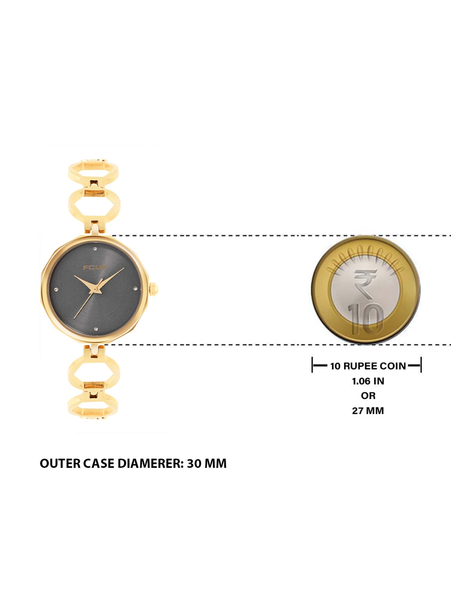 FCUK FK00027J SS23 Analog Watch for Women