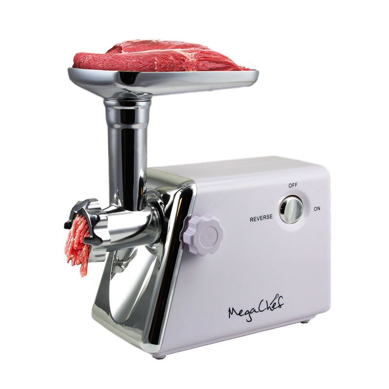 MegaChef Ultra Powerful Automatic Meat Grinder - White