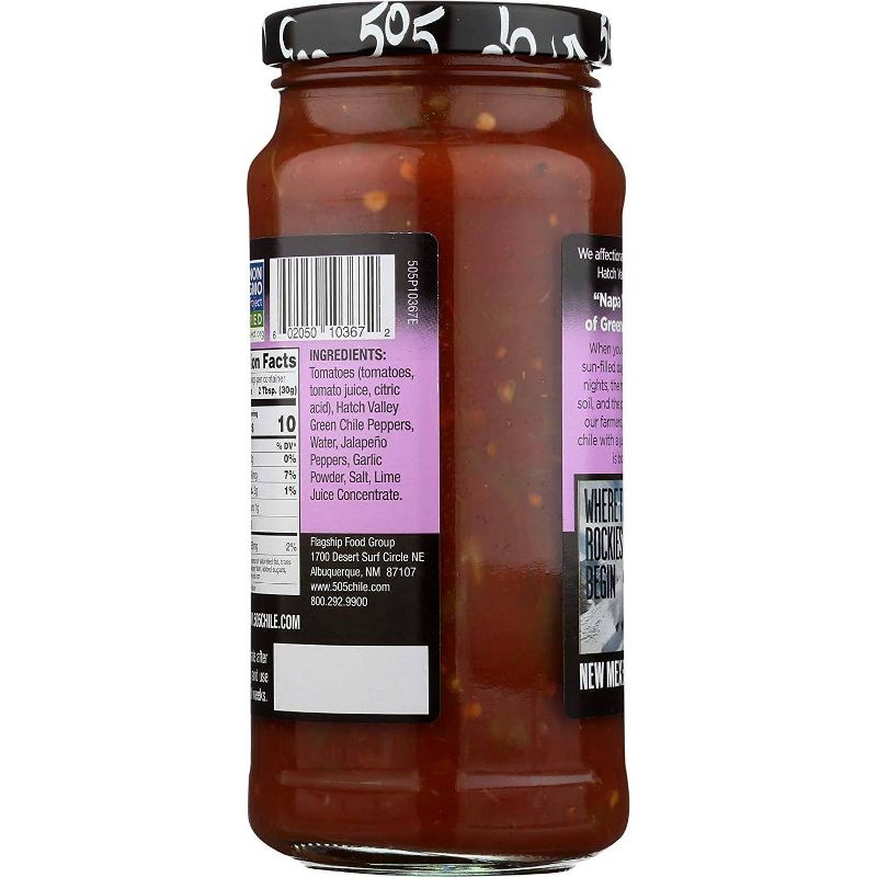 505 Southwestern Medium Chunky Green Chile Salsa 16oz