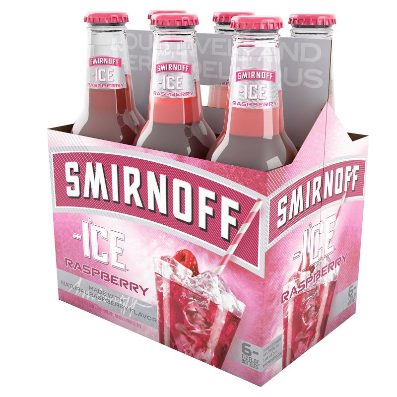 Smirnoff Ice Raspberry - 6pk/11.2 fl oz Bottles