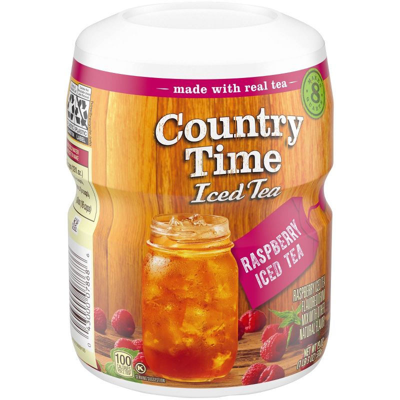 Country Time Iced Tea Raspberry Patch - 19.0oz Canister