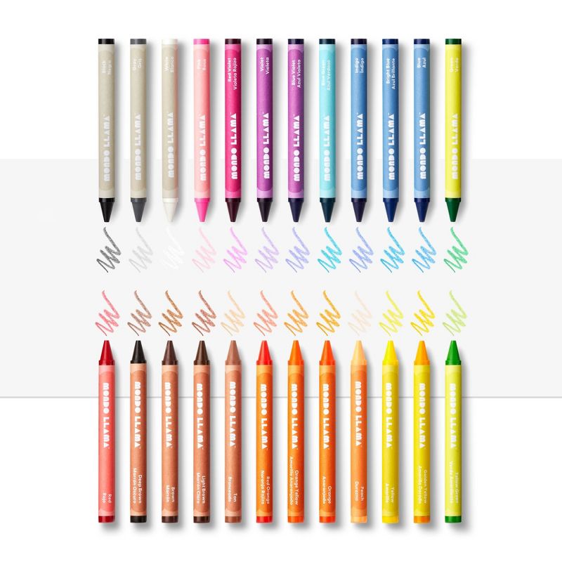 24ct Crayons Classic Colors - Mondo Llama™