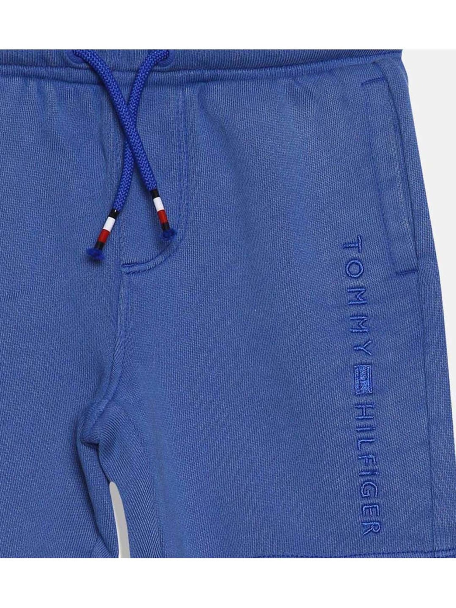 Tommy Hilfiger Kids Ultra Blue Cotton Regular Fit Shorts