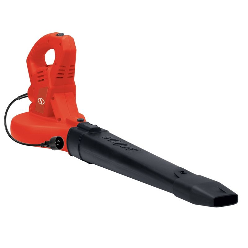 Sun Joe 215 MPH 10 Amp 2-Speed Electric Leaf Blower Red