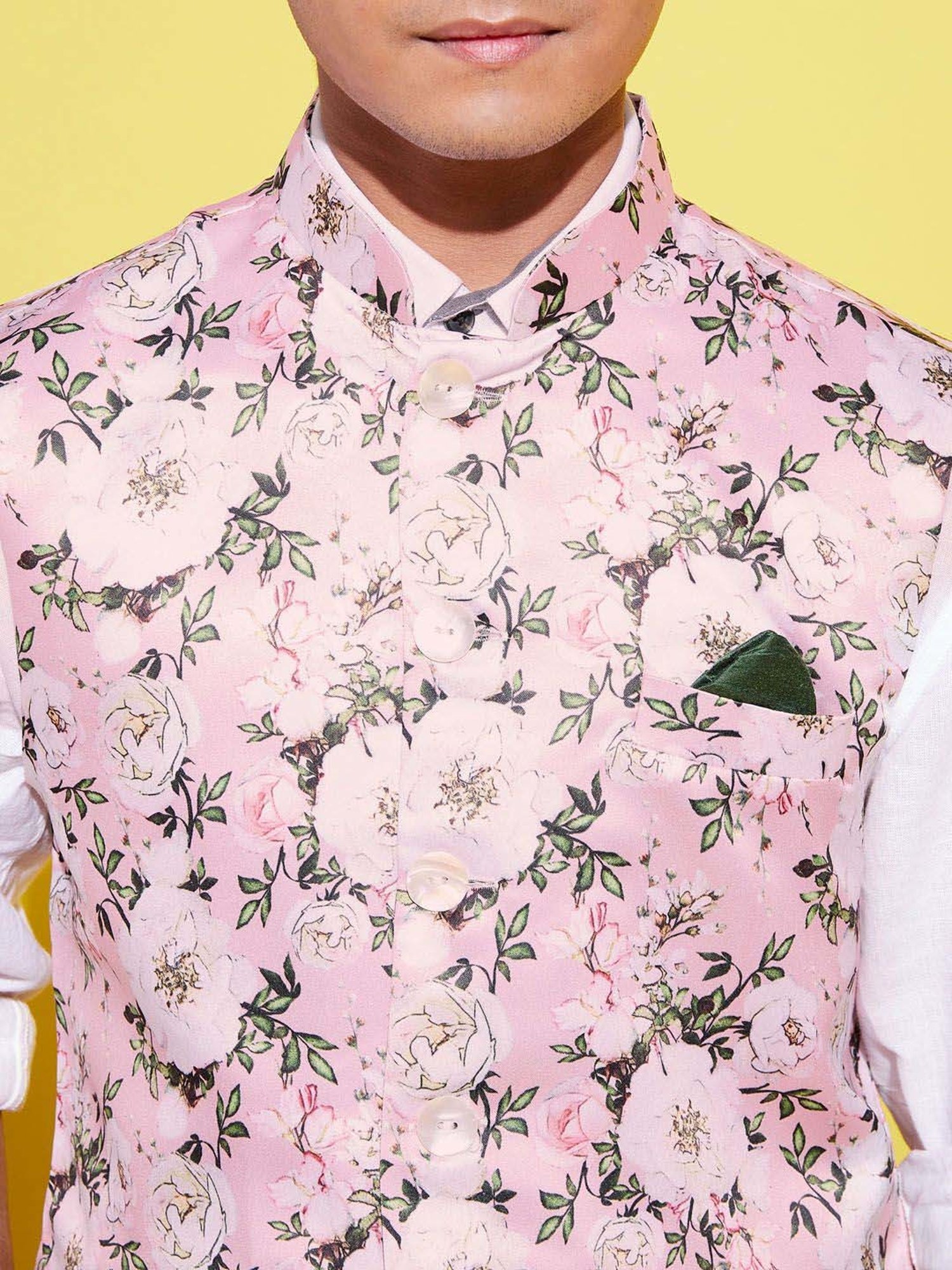 AJ Dezines Kids Black Embellished Full Sleeves Sherwani with Pants