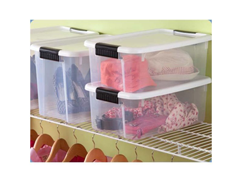 Sterilite 116-Qt Latching Storage Box 4-Pack & 18-Qt Latching Storage Box 6-Pack