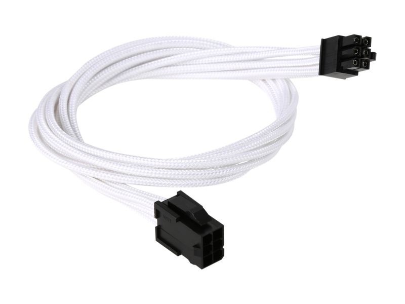 Phanteks PH-CB6V_RD 1.64 ft. (0.50 m) PCIe 6 to 6 Pin VGA Premium Sleeved Extension Cable