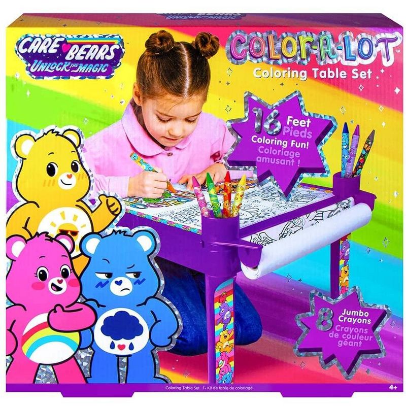 Fashion Angels Care Bears Coloring Table Set