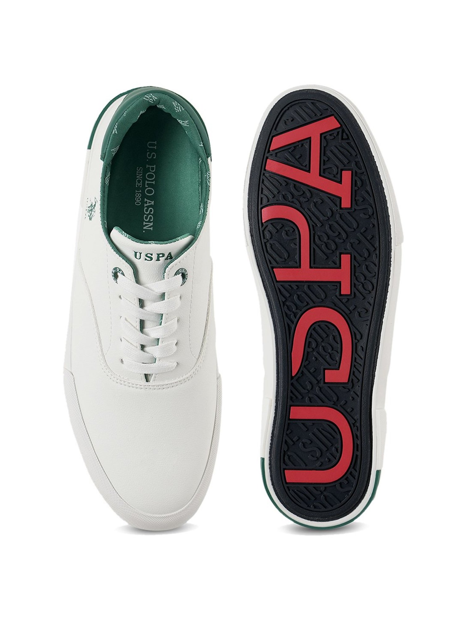 U.S. Polo Assn. Men's ERLAND 2.0 Off White Casual Sneakers