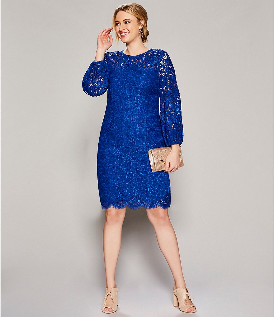 Kasper Plus Size Stretch Crepe Stand Combo Collar One Button Jacket