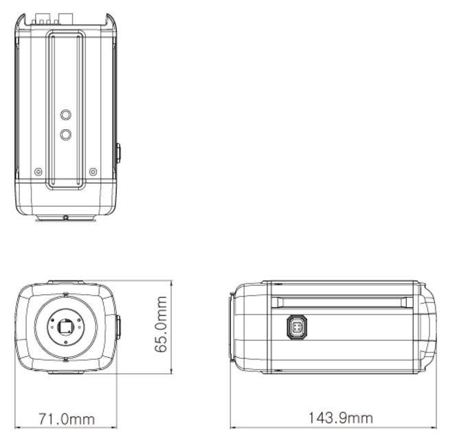 CNB HD-SDI Low Light CCTV Box Camera BB1-B0F 2MP Full HD 1080p Image, 3D-DNR, WDR, Low Light