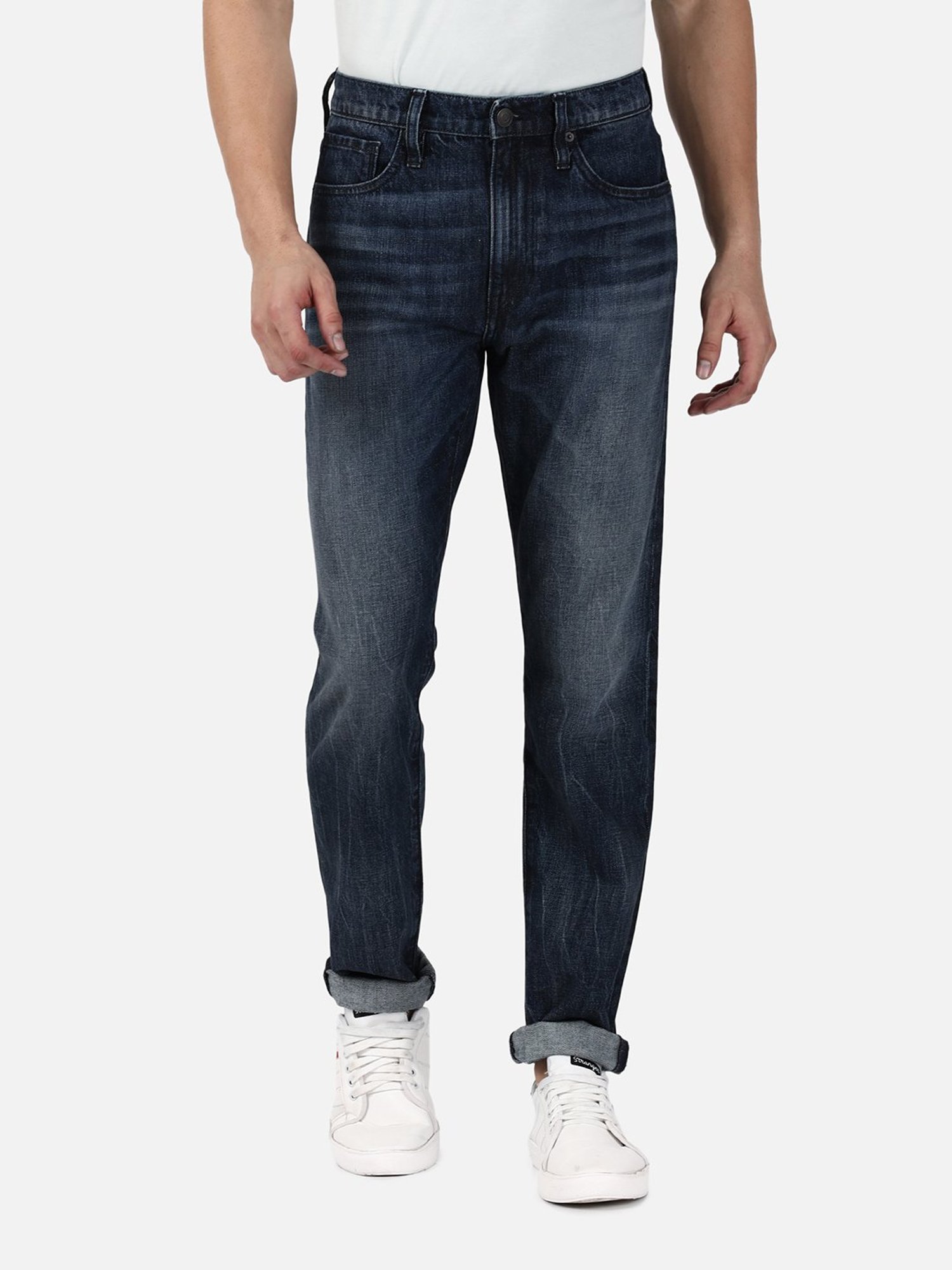 Passion Dark Blue Lightly Washed Jeans