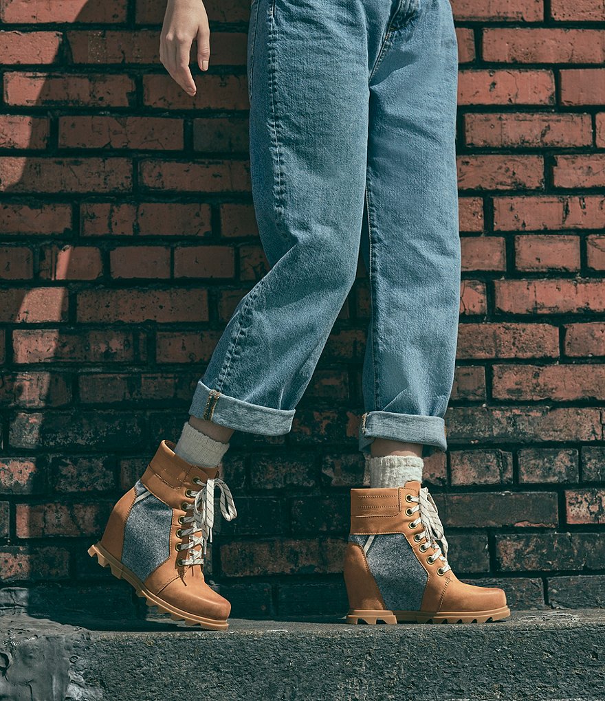 Sorel Joan of Arctic Lace-Up Wedge Lexi Booties