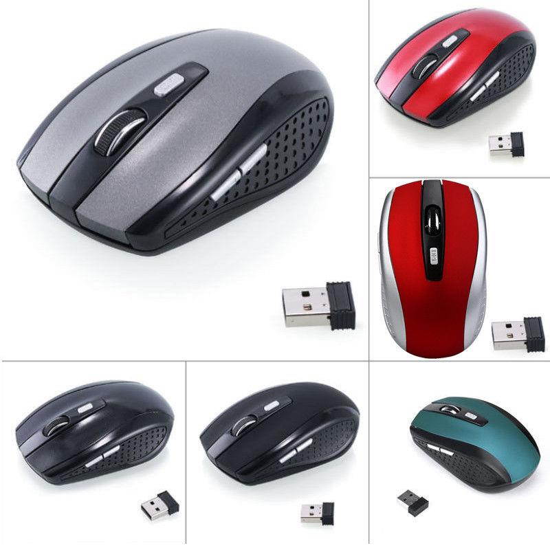 2000DPI 6 Button Wireless USB Optical Pro Gaming Mouse Mice Scroll For PC Laptop