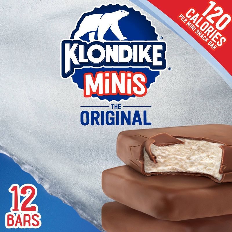 Klondike Minis Original Vanilla Ice Cream Bars - 12ct