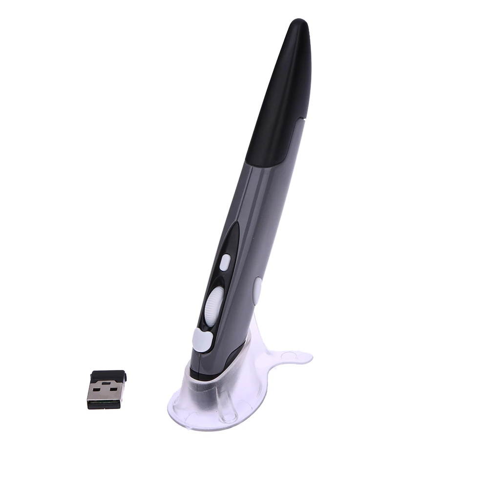 New Creative 2.4GHz USB Mini Wireless Mouse Optical Pen Air Mouse Adjustable 1000 DPI Computer Mice With USB 2.4GHz Receiver